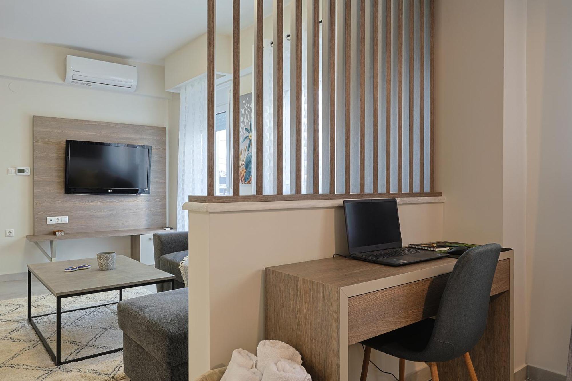 Zeta-Garden Oasis & Private Parking By Optimum Link Apartman Kateríni Kültér fotó
